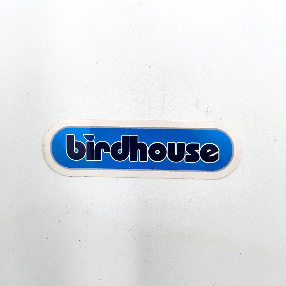 Birdhouse Skateboards Blue Logo Sticker Decal Tony Hawk Skateboarding VTG 90s